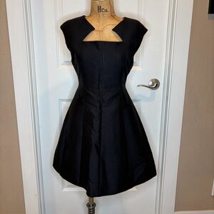 Halston Heritage Fit and Flare Cocktail Dress